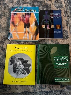 Medical & Science Textbook Lot of 4 Books